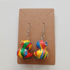 Fashion Jewelry Multicolor Duck Earrings
